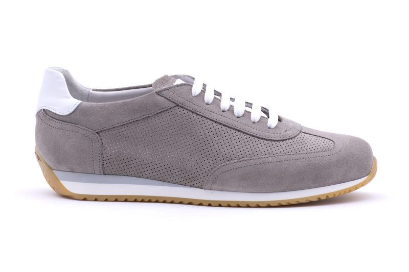 Sneaker U pelle scamosciata
