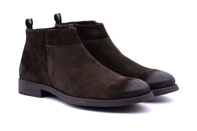 Ankle Boot in Pelle Scamosciata
