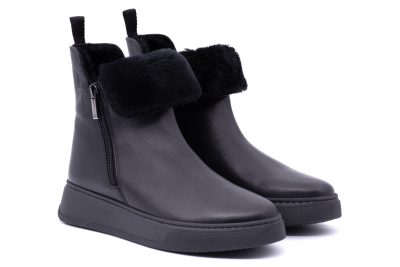 Ankle Boots in Pelle e Shearling