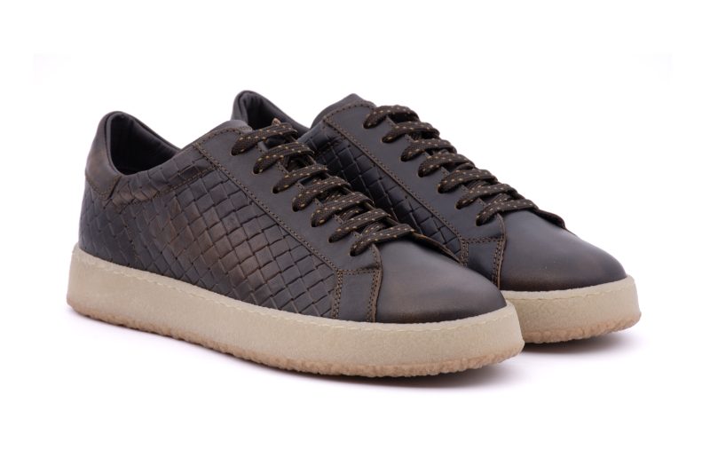 Sneaker Casual Panama in pelle