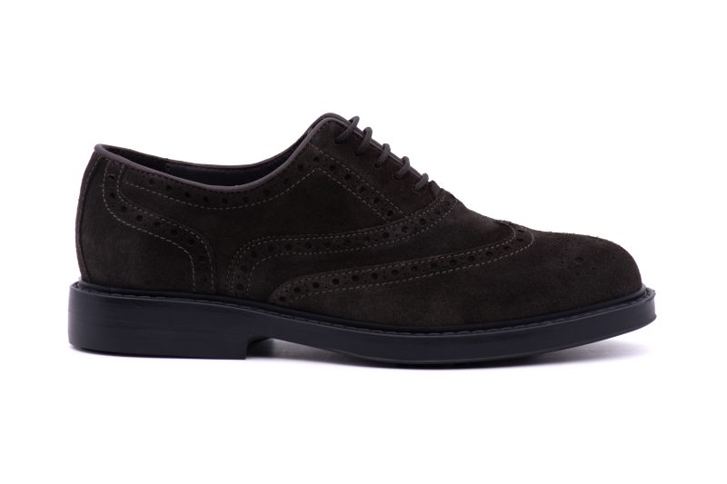 Derby Full Brogue scamosciato