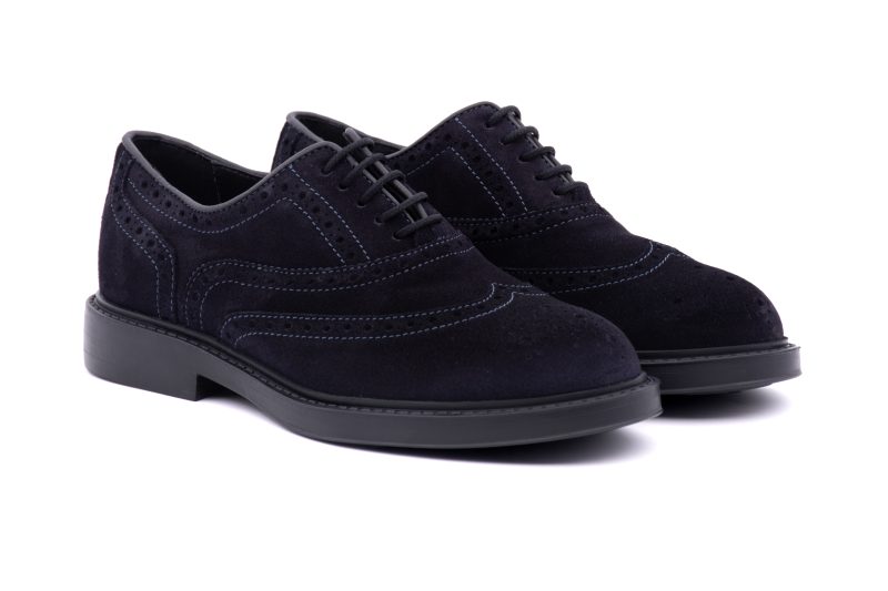 Derby Full Brogue scamosciato