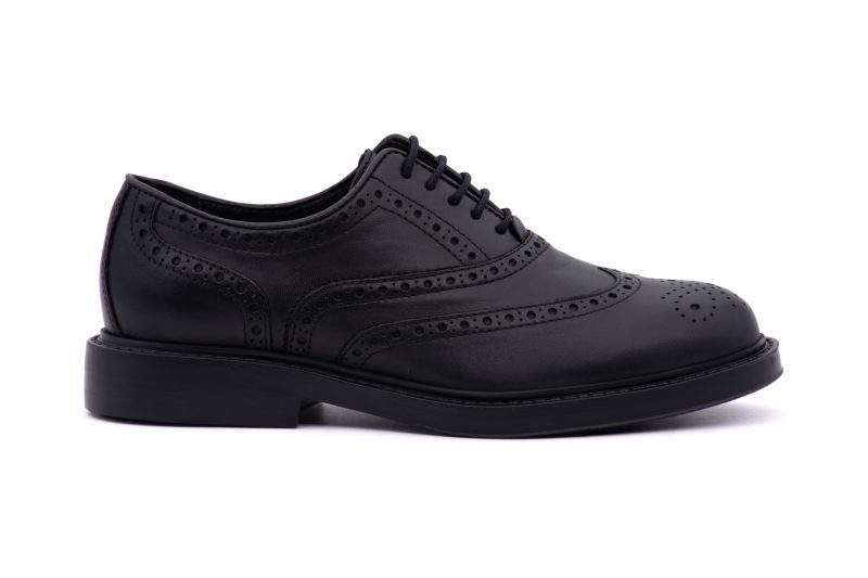 Derby Full Brogue in pelle liscia