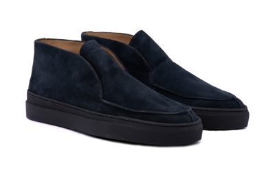 Polacchino slip on in pelle scamosciata