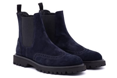 Chelsea Boot Forato scamosciato