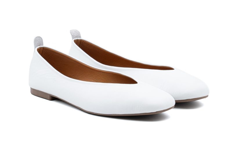 Ballerine in pelle