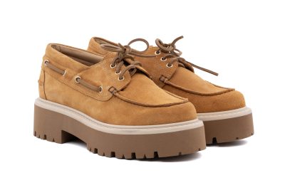 Barca in pelle scamosciata Platform
