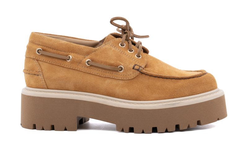 Barca in pelle scamosciata Platform