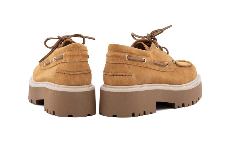Barca in pelle scamosciata Platform