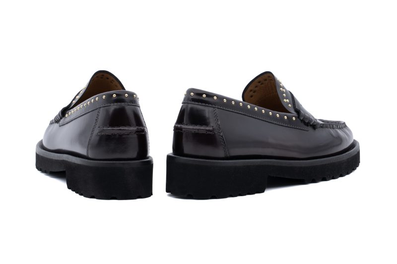 Mocassino Penny con borchie