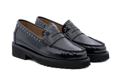 Mocassino con borchie luxor
