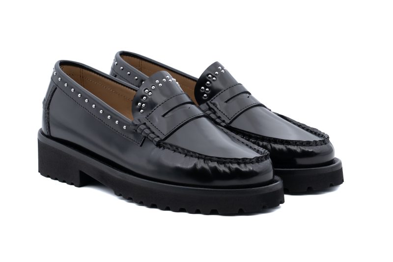 Mocassino con borchie luxor