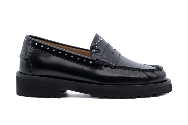 Mocassino con borchie luxor