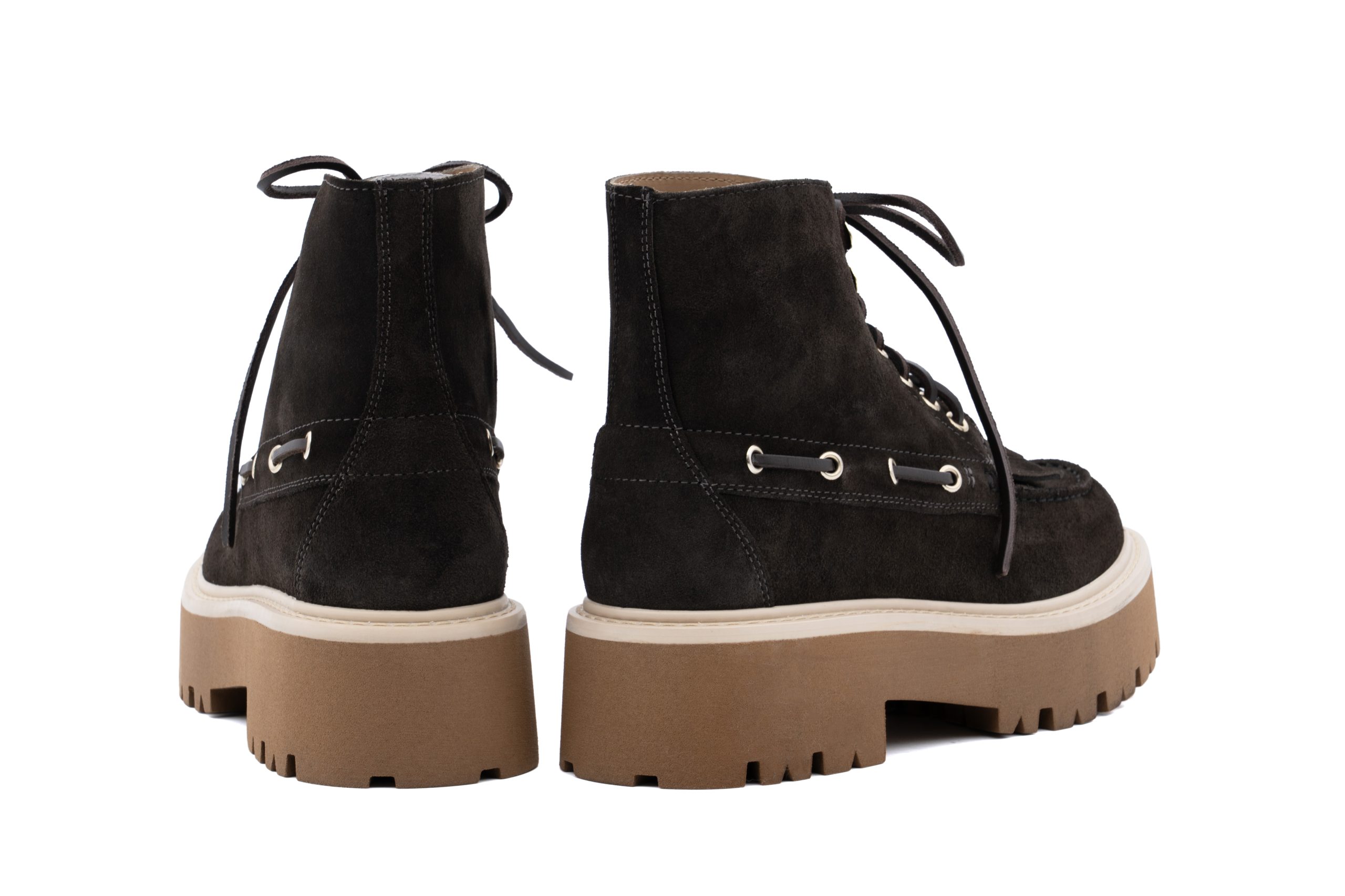 Stivale in pelle Platform