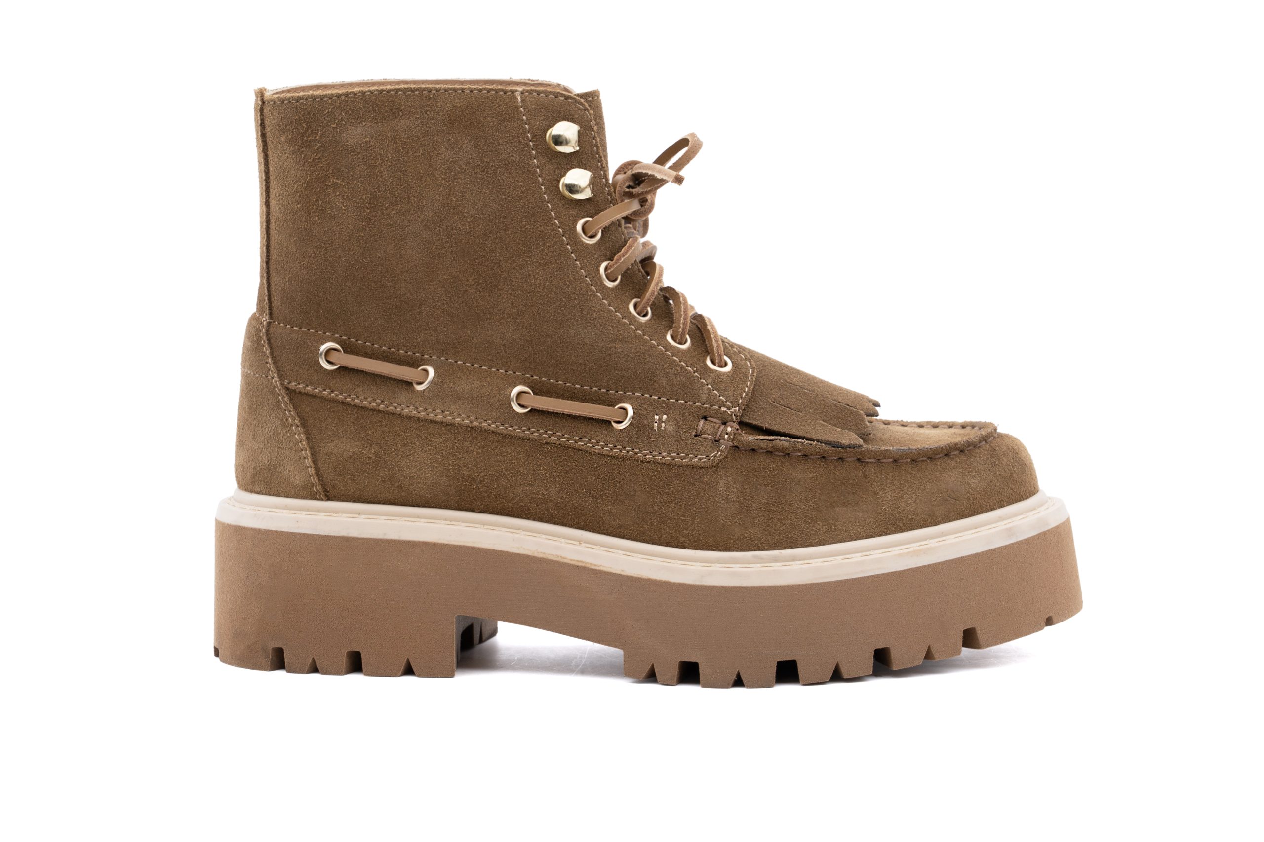 Stivale in pelle Platform