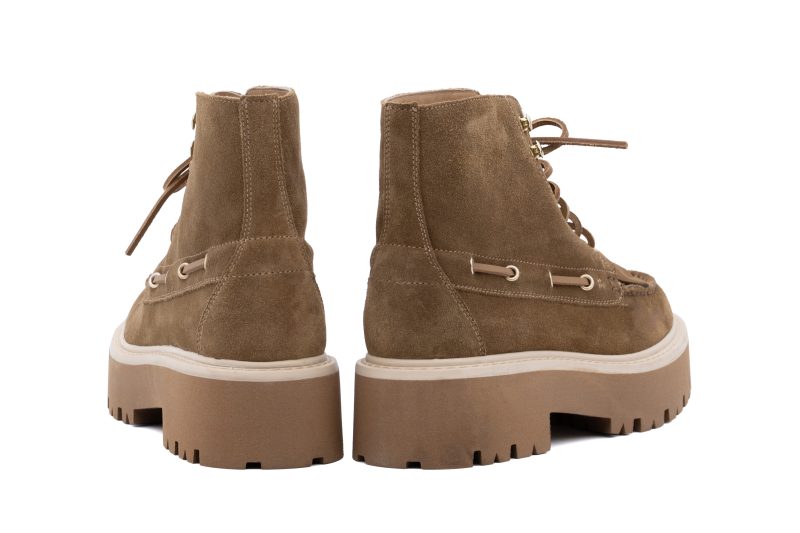 Stivale in pelle Platform