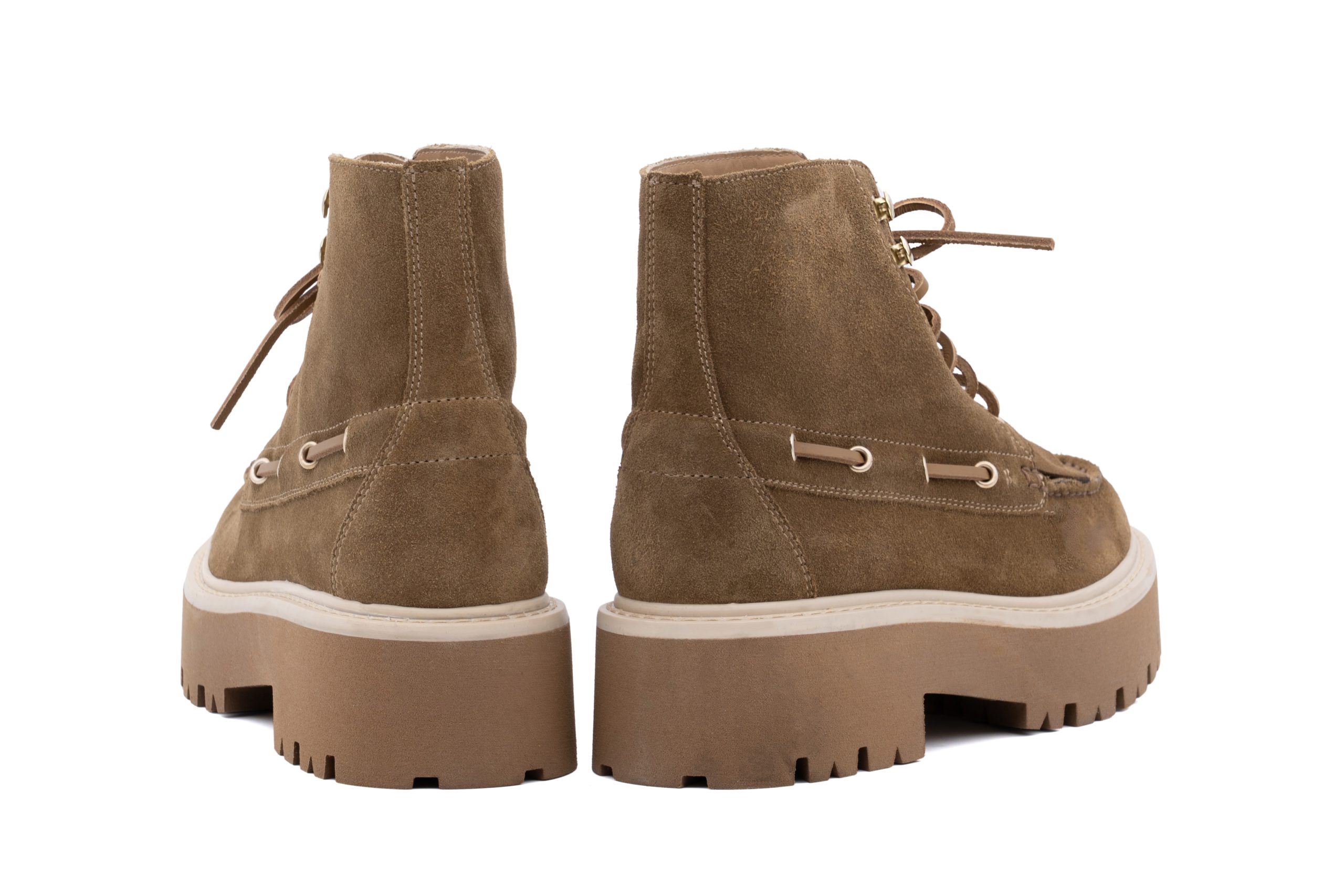 Stivale in pelle Platform