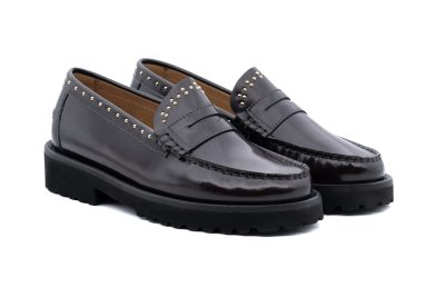 Mocassino Penny con borchie