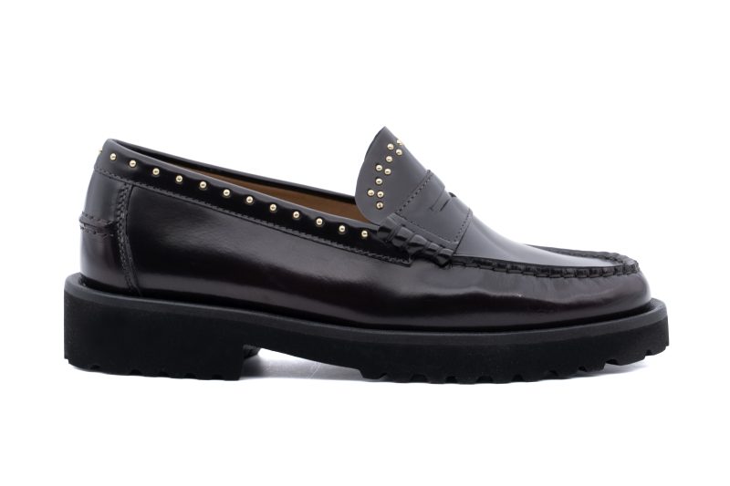 Mocassino Penny con borchie
