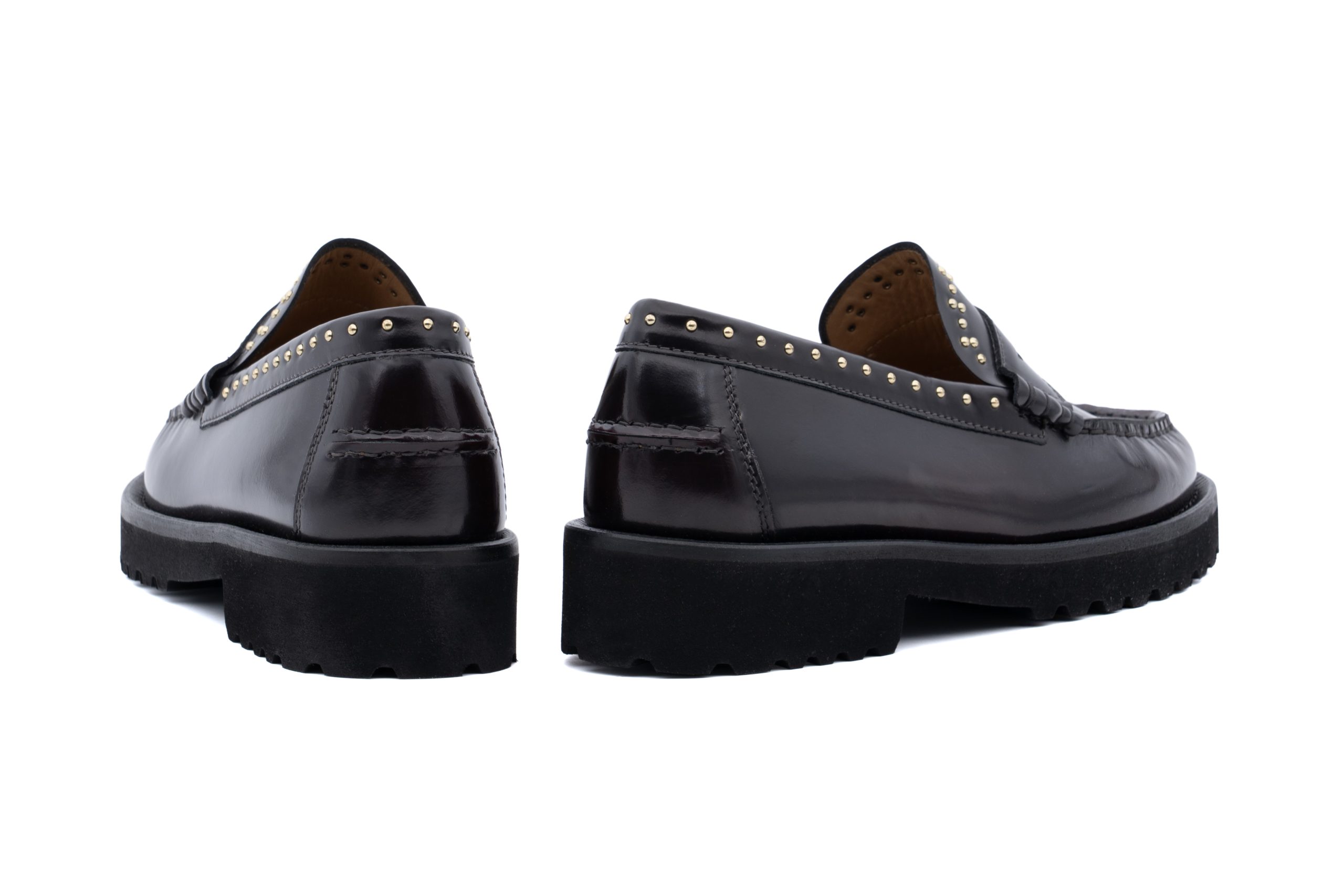 Mocassino con borchie luxor