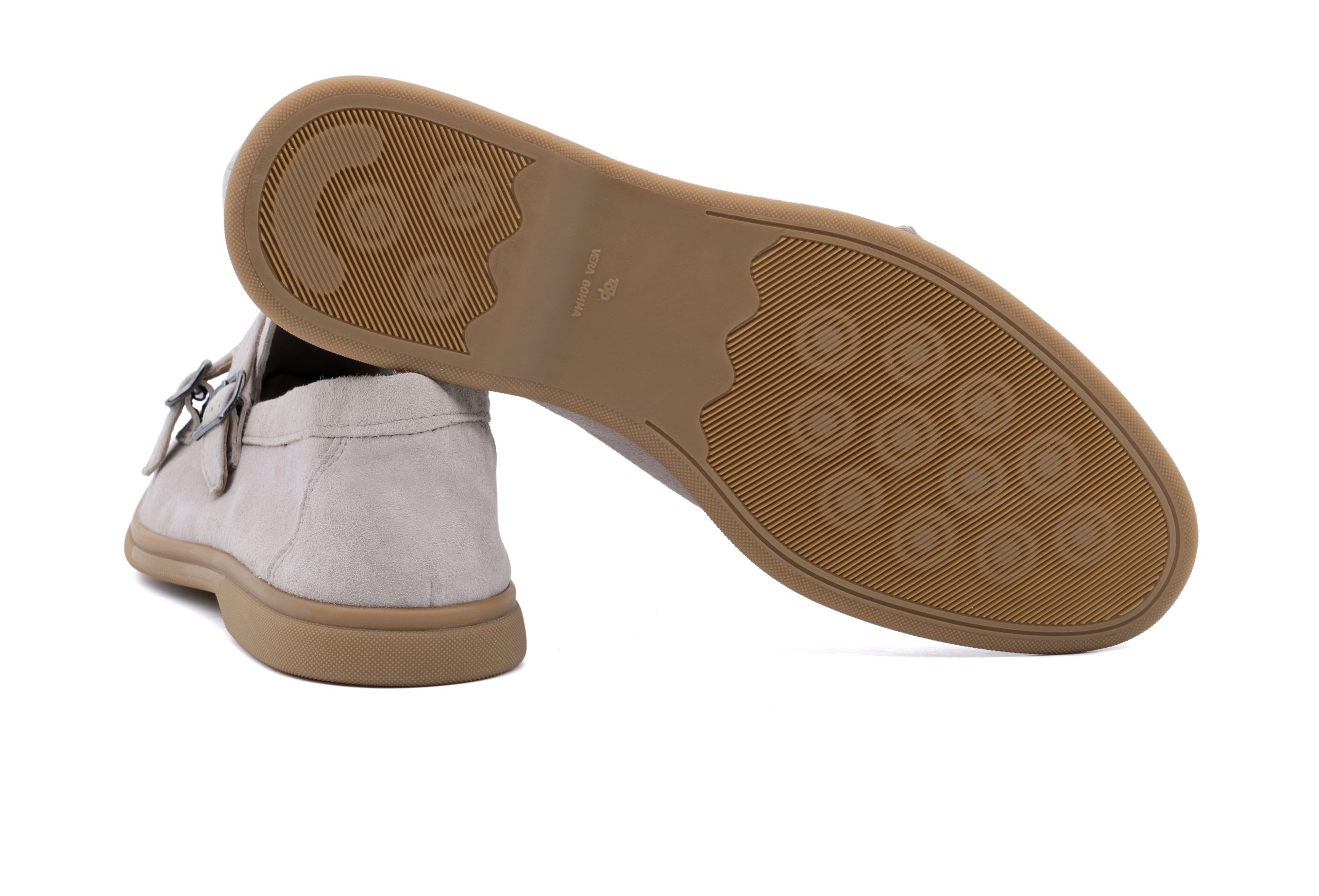 Mocassino doppia fibbia in suede - immagine 3