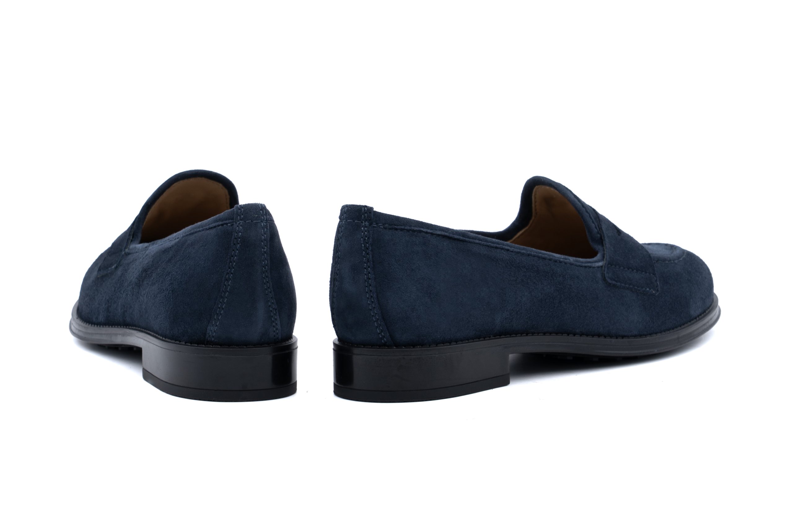 Mocassino in pelle suede