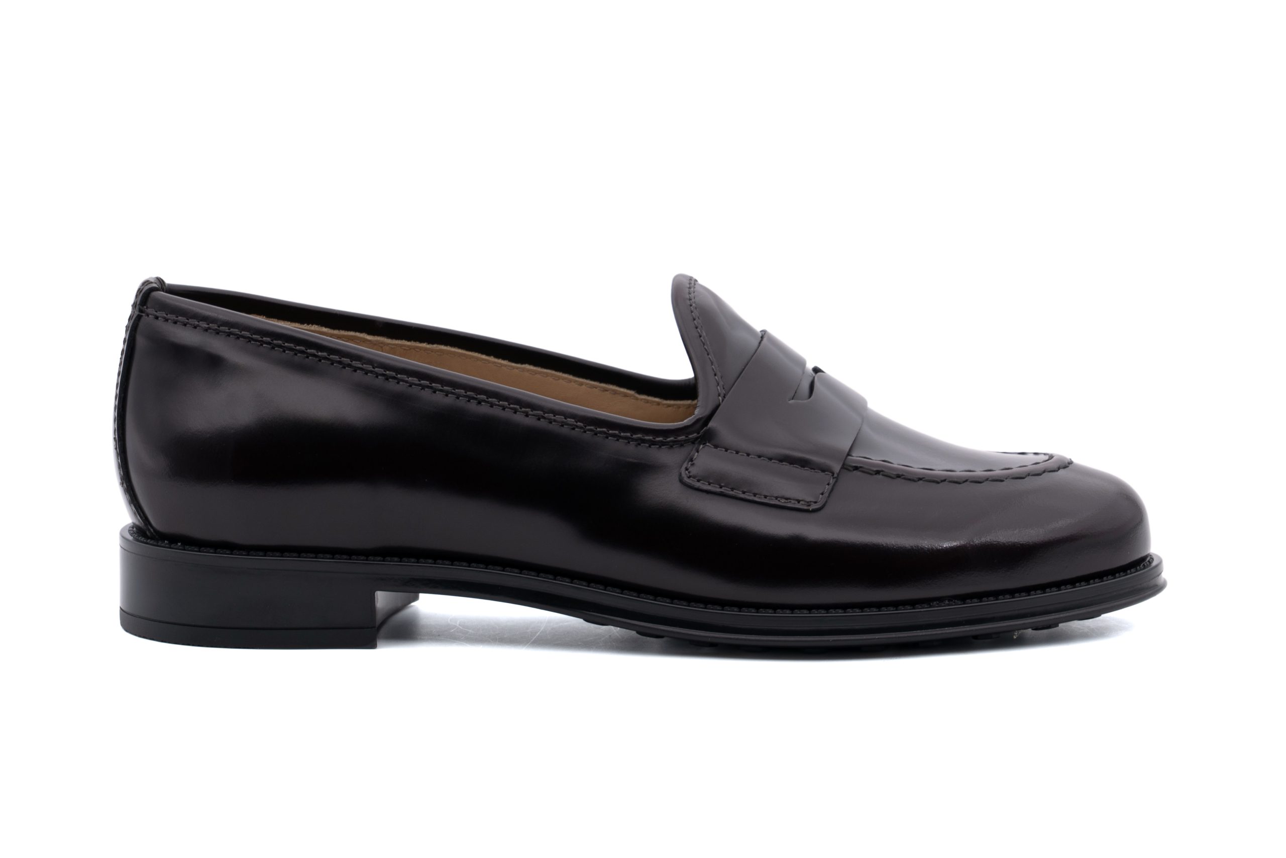 Mocassino in pelle spazzolata