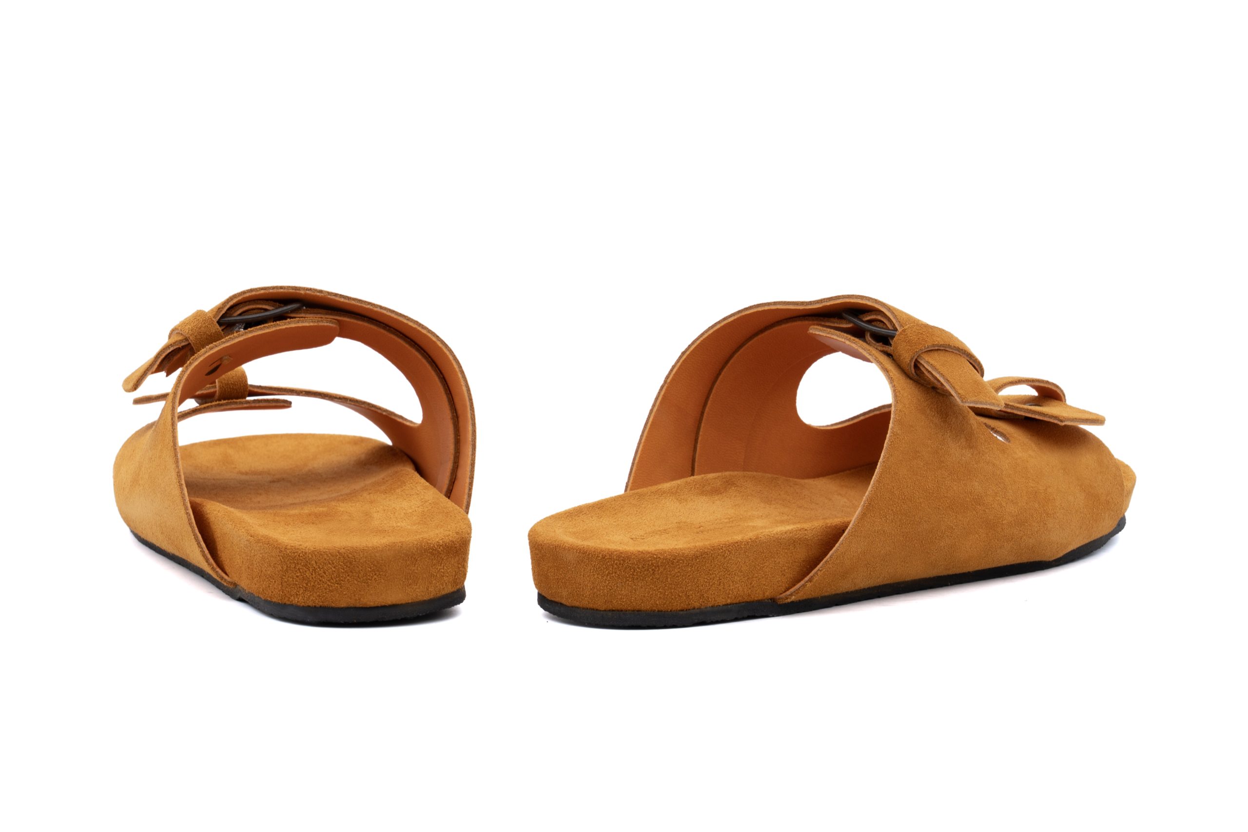 Sandali doppia fibbia in suede