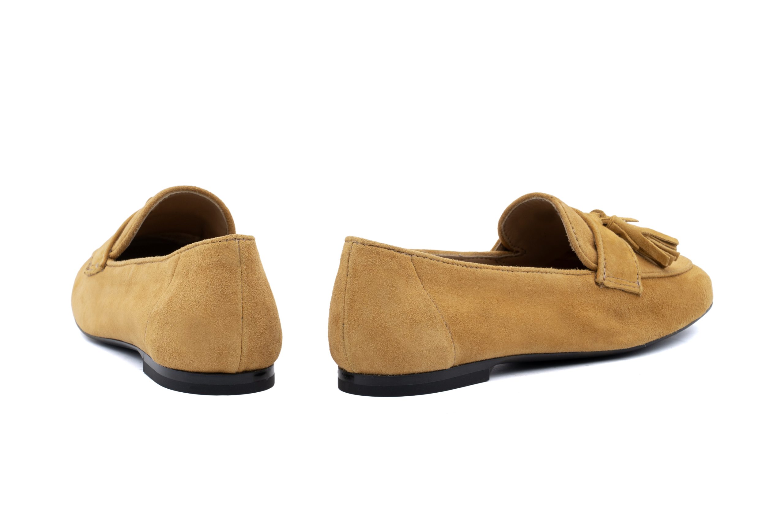 Mocassino con nappine in Suede