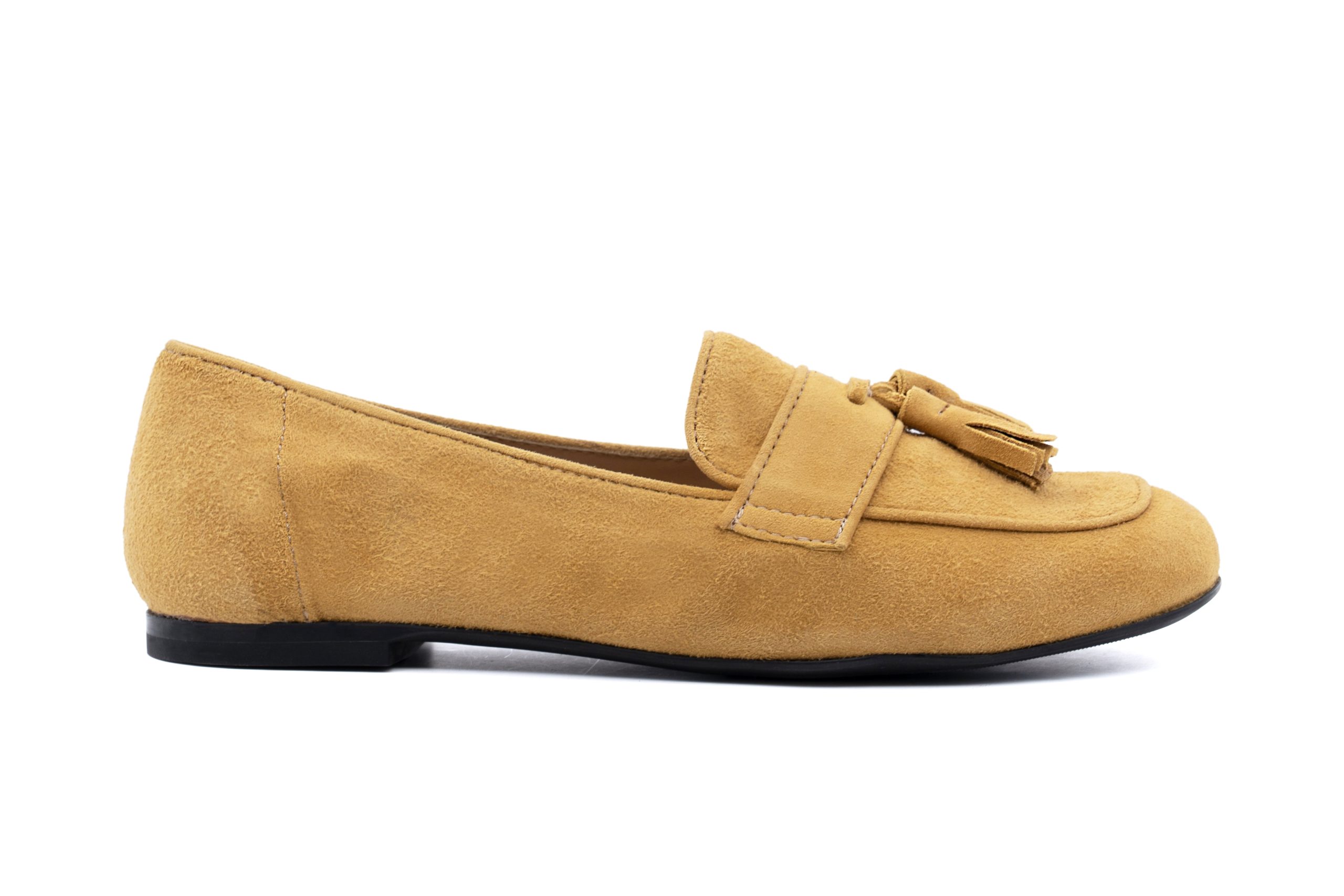 Mocassino con nappine in Suede