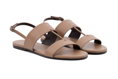 Sandali in pelle nappata