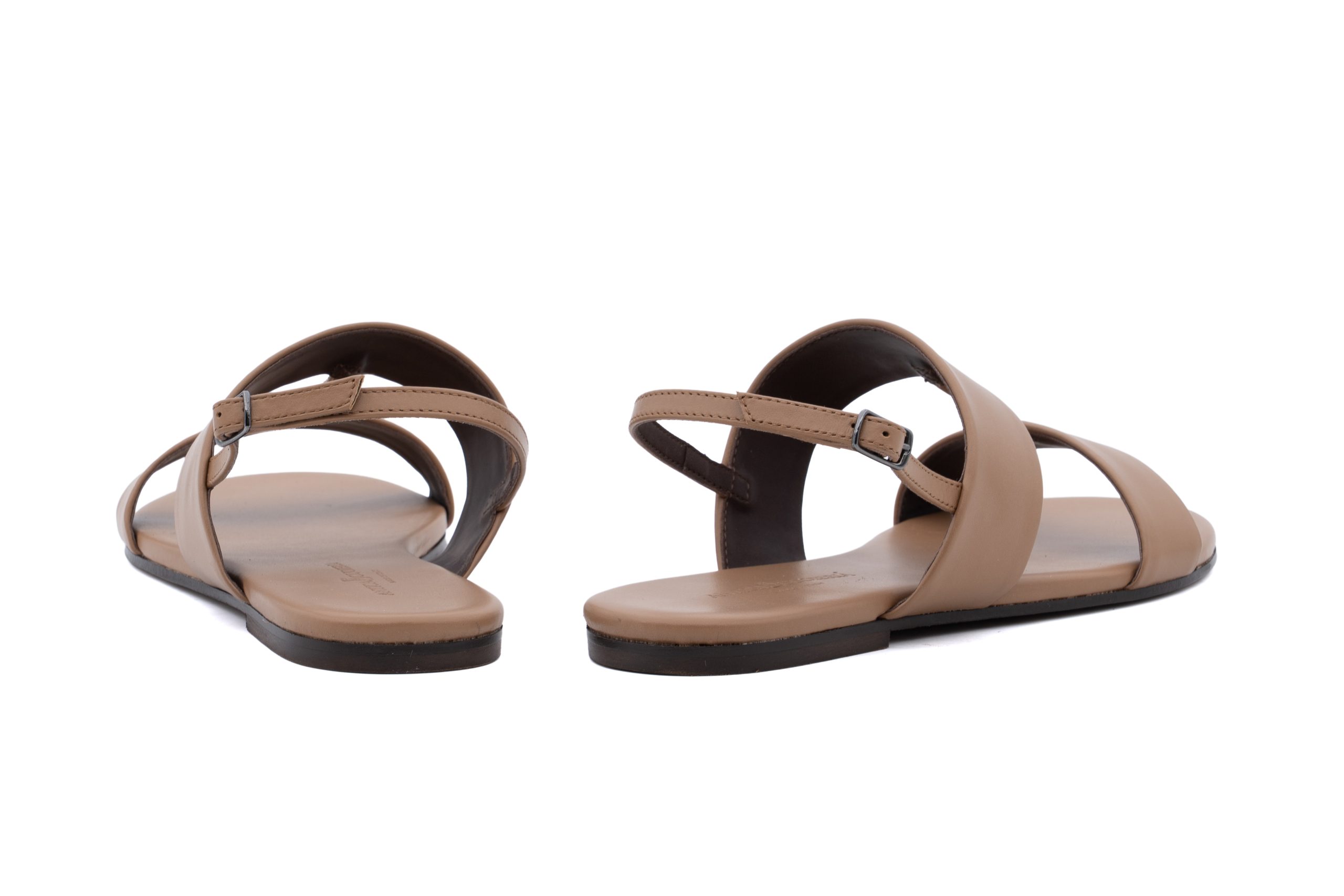 Sandali in pelle nappata