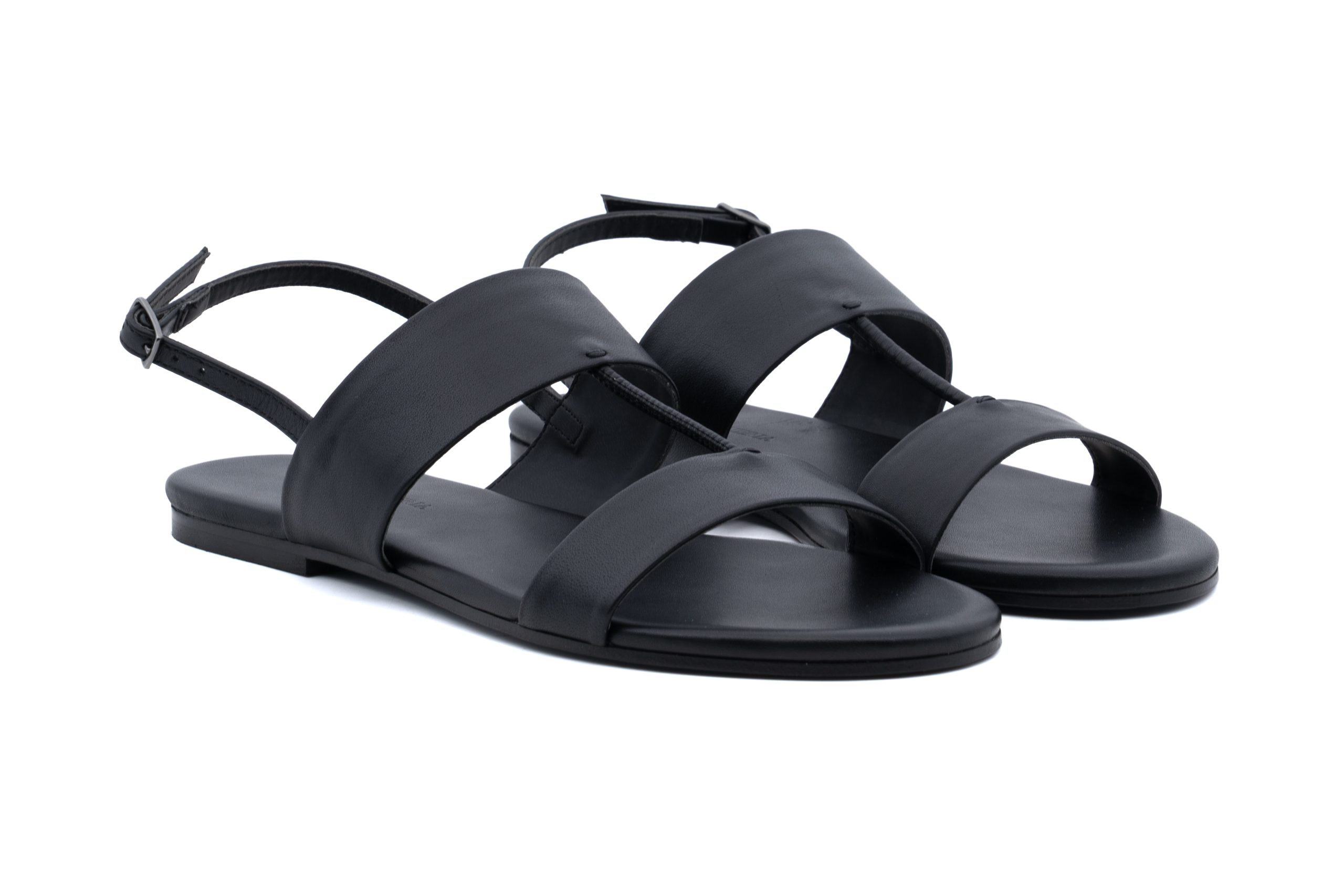 Sandali in pelle nappata