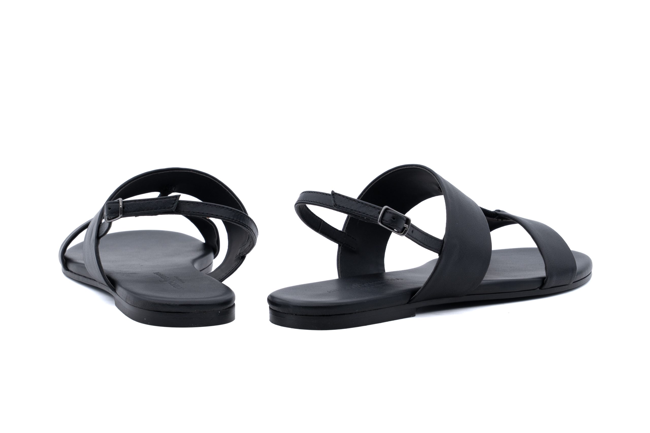 Sandali in pelle nappata