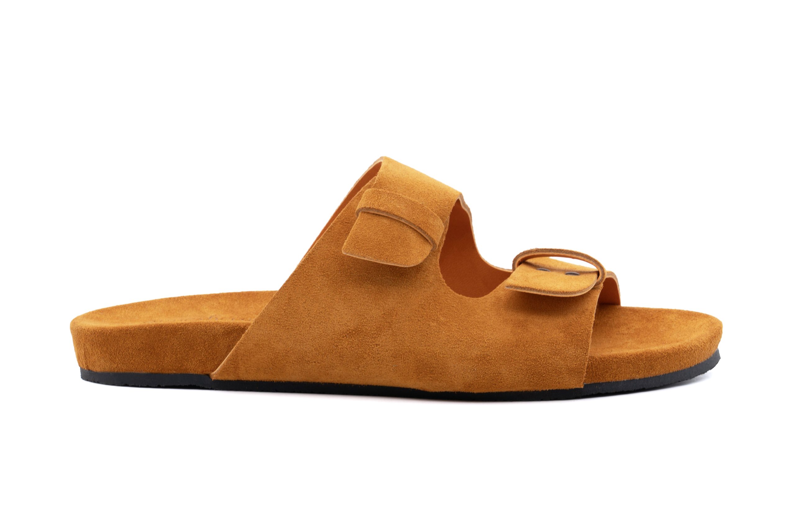 Sandali doppia fibbia in suede