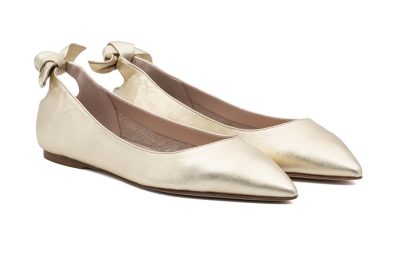 Ballerina flat con fiocco