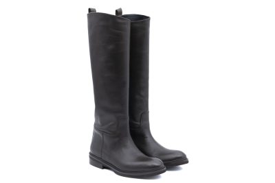Stivale Basso in pelle Stile Cavallerizza